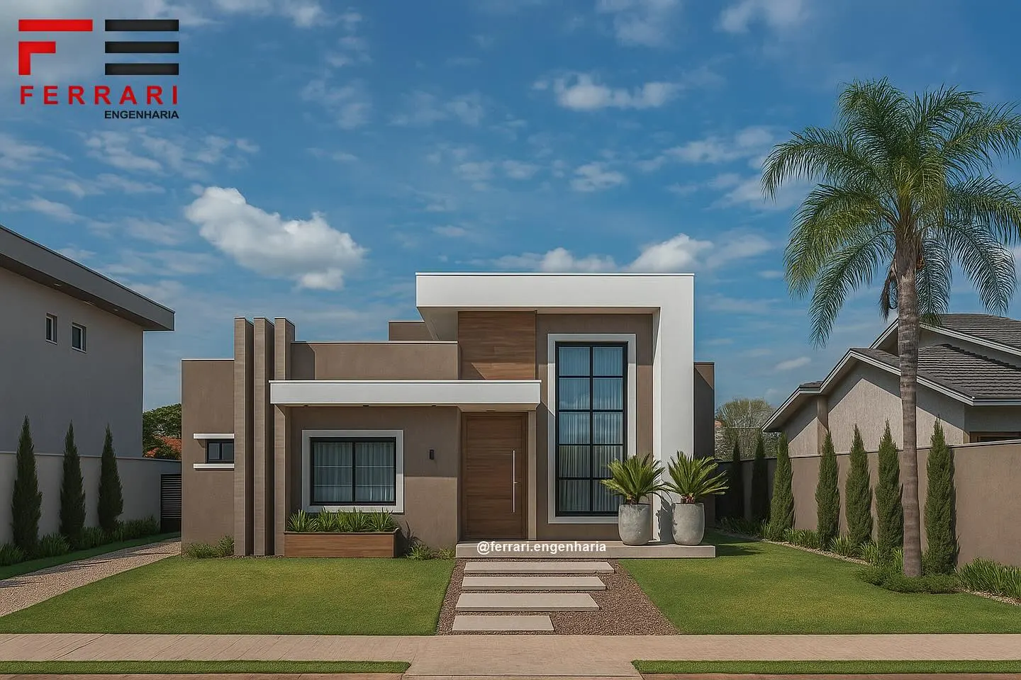 Render do projeto residencial MP em Tupãssi