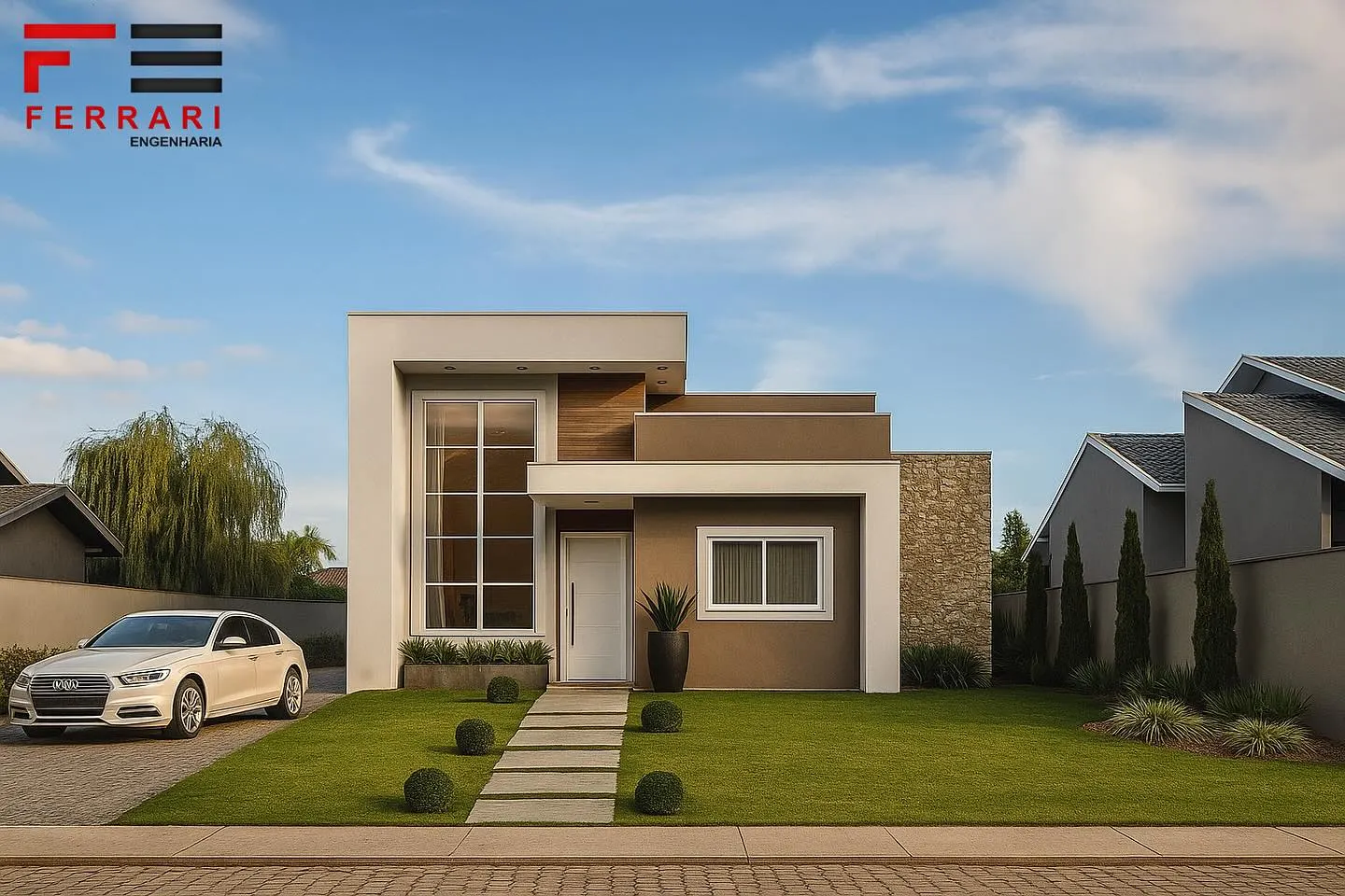 Render do projeto residencial LS em Tupãssi